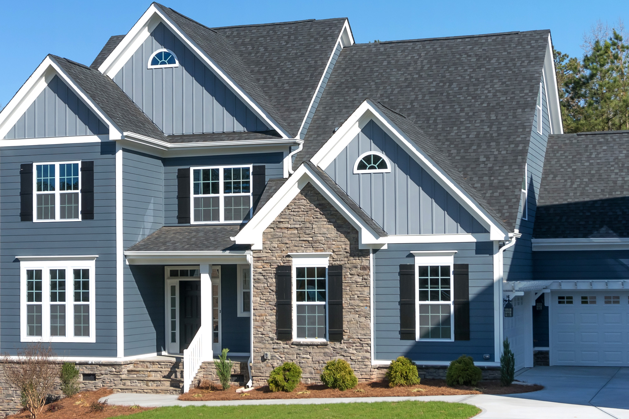 House with vinyl siding