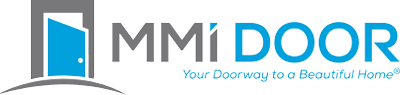 MMi Door company logo with a doorway